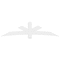 Ekena Millwork Alberta Architectural Grade PVC Gable Bracket, 96"W x 24"H x 4"D x 6"F, 6/12 Pitch GBP096X24X0406ALB00 - alternate 3